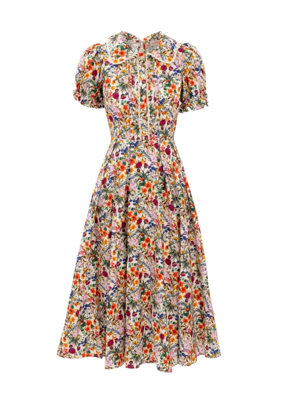 Ivy City Co Sophia Fall Floral Midi Dress